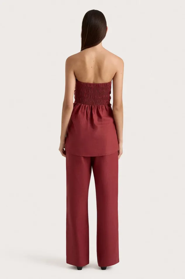 Faithfull The Brand Pants Lulea Pant Wine 8211 Women
