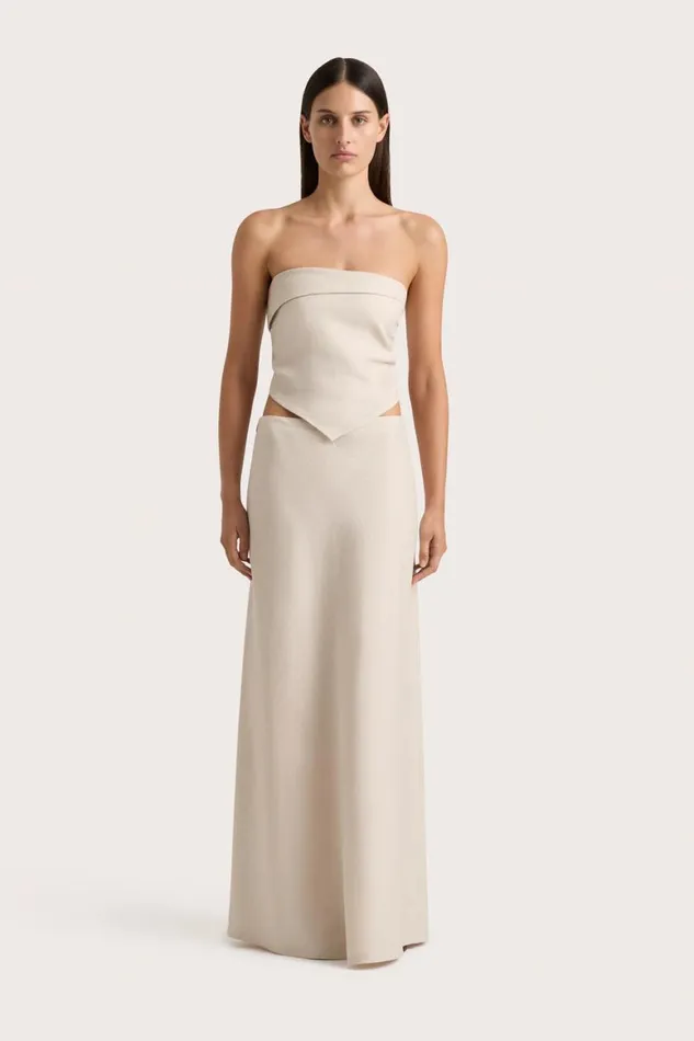 Faithfull The Brand Skirts and Shorts Antibes Maxi Skirt Sand 8211 Women