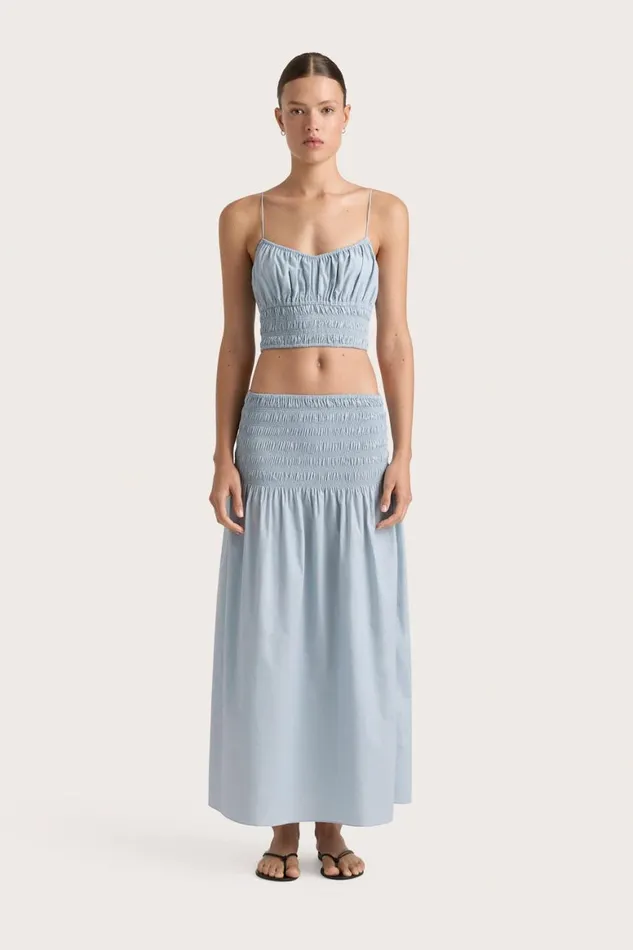 Faithfull The Brand Skirts and Shorts Baia Skirt Sky Blue 8211 Women