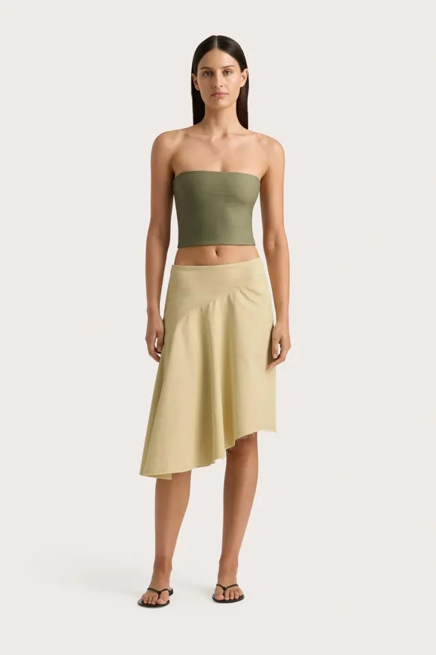 Faithfull The Brand Skirts and Shorts Calais Skirt Pear 8211 Women Faithfull The Brand Skirts and Shorts Calais Skirt Pear 8211 Women