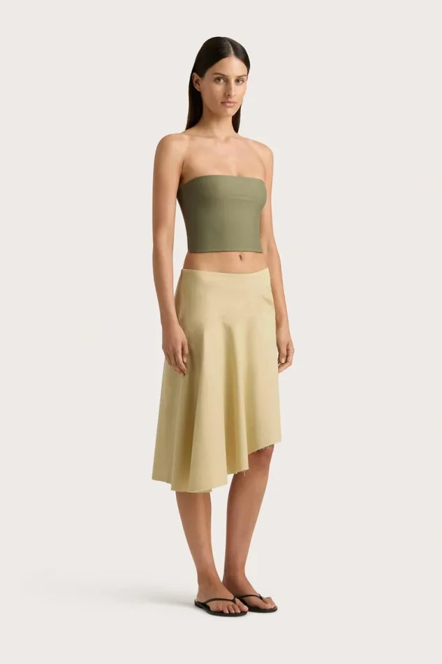 Faithfull The Brand Skirts and Shorts Calais Skirt Pear 8211 Women Faithfull The Brand Skirts and Shorts Calais Skirt Pear 8211 Women