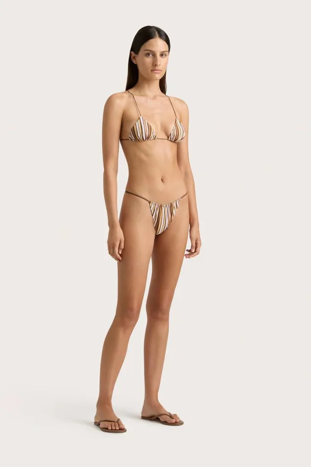 Faithfull The Brand Swim Elea Bikini Bottom Terracotta Stripe 8211 Women Faithfull The Brand Swim Elea Bikini Bottom Terracotta Stripe 8211 Women