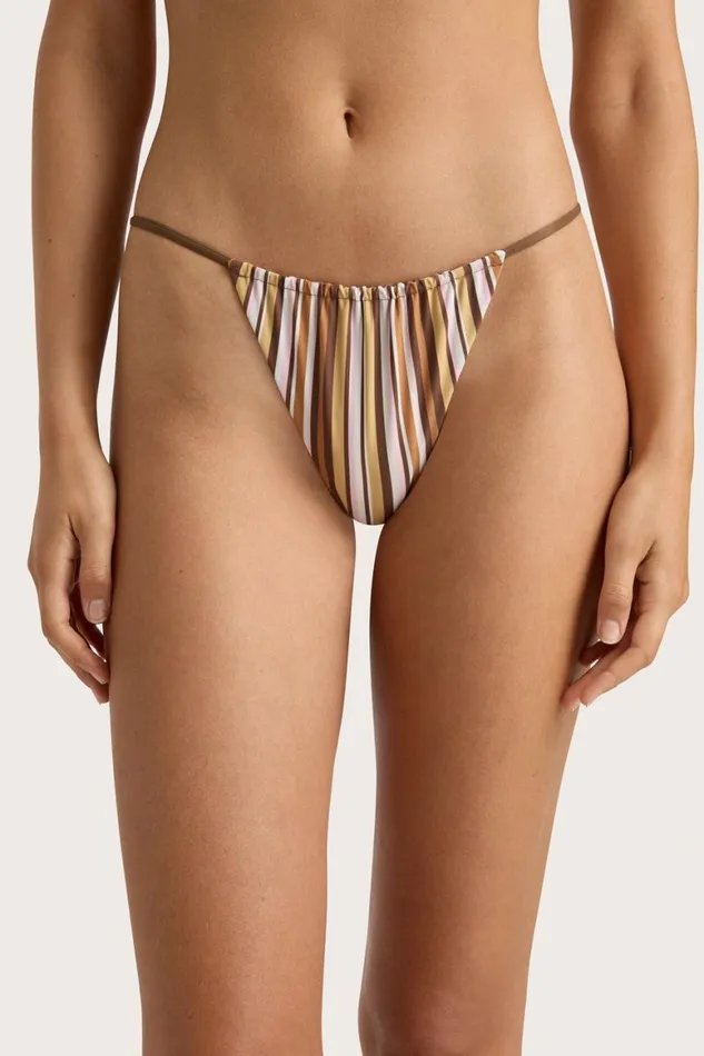 Faithfull The Brand Swim Elea Bikini Bottom Terracotta Stripe 8211 Women Faithfull The Brand Swim Elea Bikini Bottom Terracotta Stripe 8211 Women