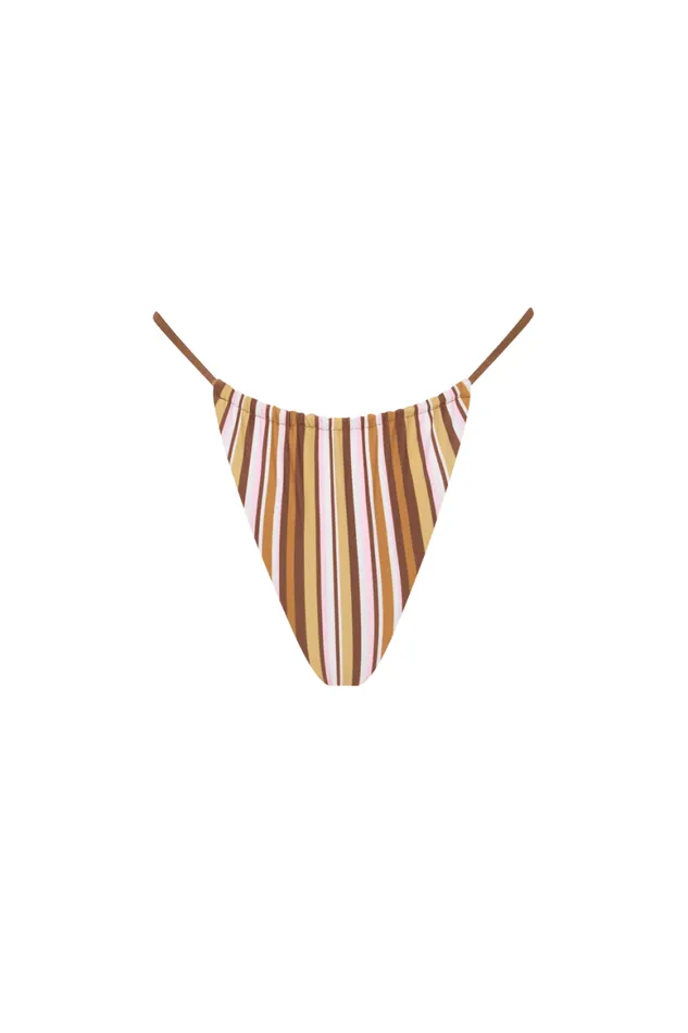Faithfull The Brand Swim Elea Bikini Bottom Terracotta Stripe 8211 Women Faithfull The Brand Swim Elea Bikini Bottom Terracotta Stripe 8211 Women