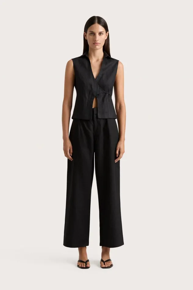 Faithfull The Brand Tops Antibes Shirt Black 8211 Women
