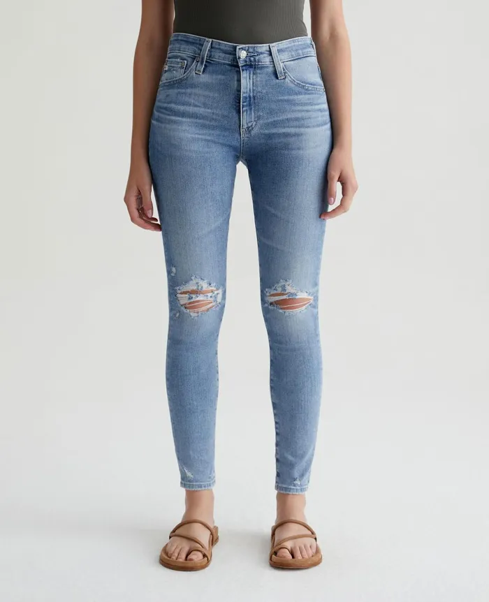 Farrah Skinny Ankle 20 Years Undertow Destructed Women AG Jeans Denim Farrah Skinny Ankle 20 Years Undertow Destructed Women AG Jeans Denim