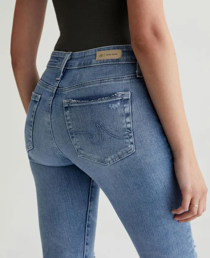 Farrah Skinny Ankle 20 Years Undertow Destructed Women AG Jeans Denim Farrah Skinny Ankle 20 Years Undertow Destructed Women AG Jeans Denim