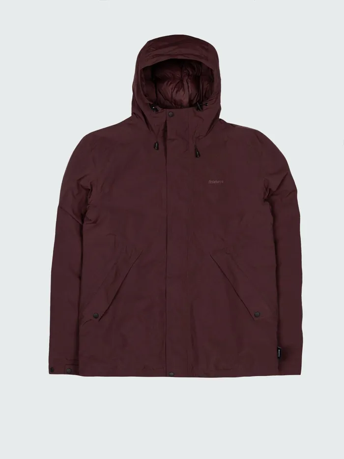 Finisterre Jackets and Coats Men Ignis Jacket Black Cherry