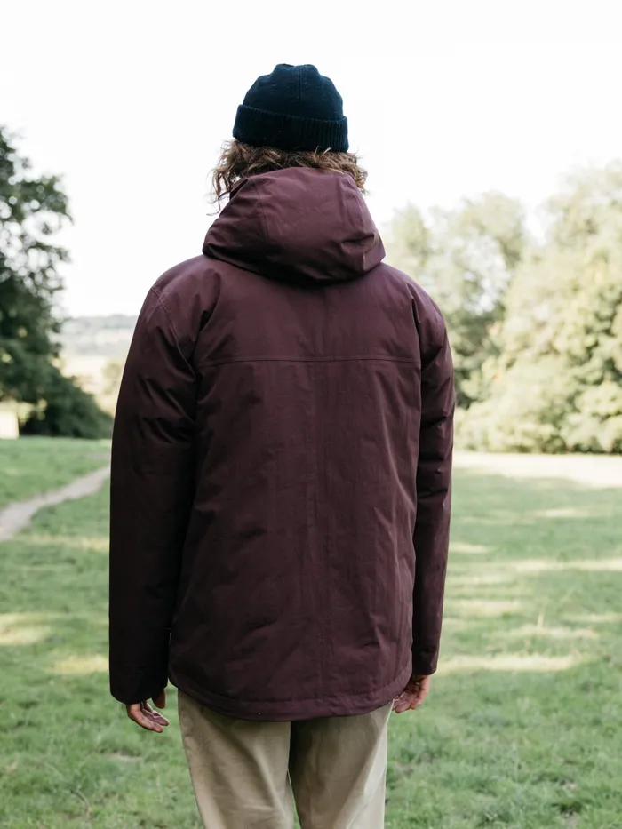 Finisterre Jackets and Coats Men Ignis Jacket Black Cherry