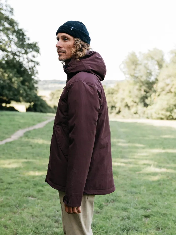 Finisterre Jackets and Coats Men Ignis Jacket Black Cherry