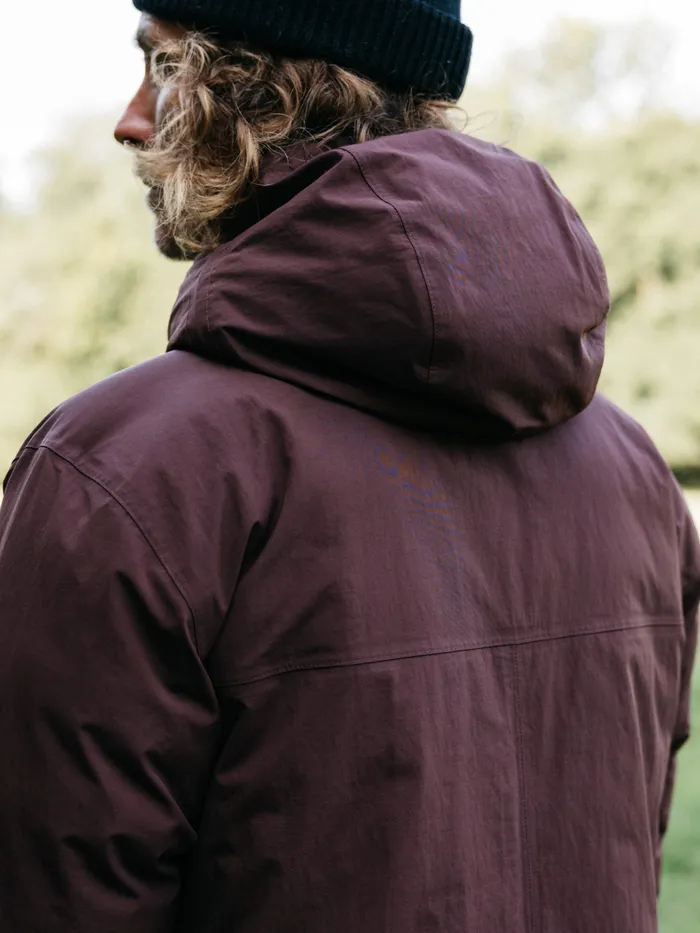 Finisterre Jackets and Coats Men Ignis Jacket Black Cherry