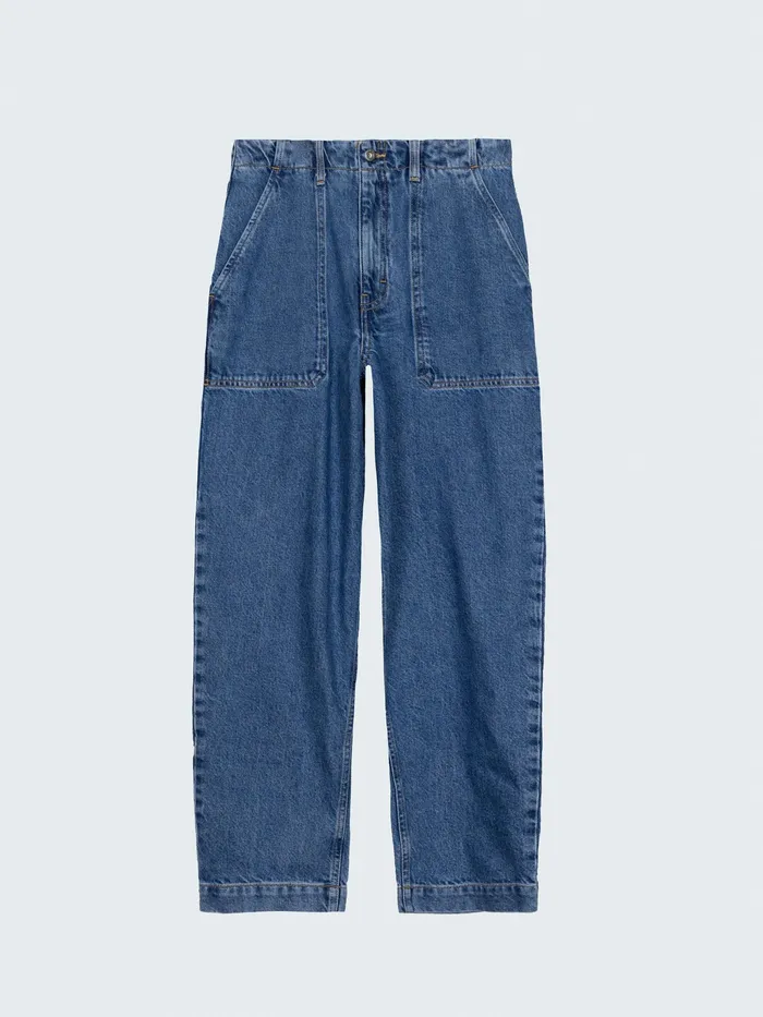 Finisterre Pants Women Yarrel Jean Washed Retro Indigo