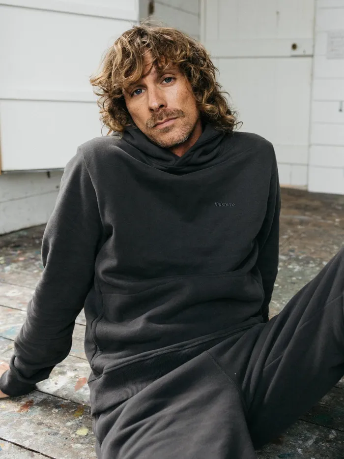 Finisterre Sweaters Men Zawn Hoodie Raven
