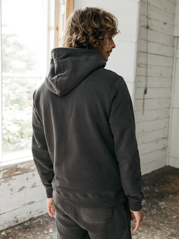 Finisterre Sweaters Men Zawn Hoodie Raven