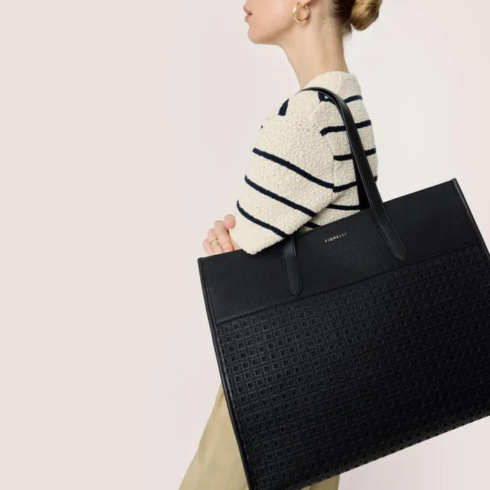 Fiorelli Sol Tote Black Cut Out Backpacks Tote Bags