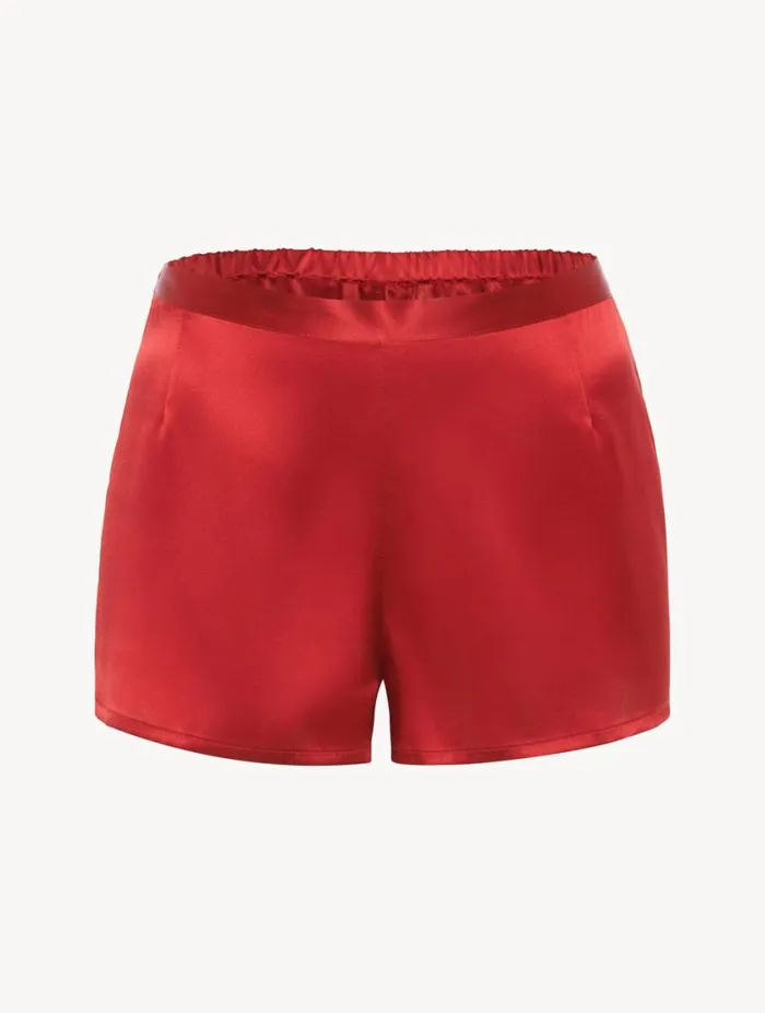 Garnet Silk Pajama Shorts Sleepwear La Perla Pajamas