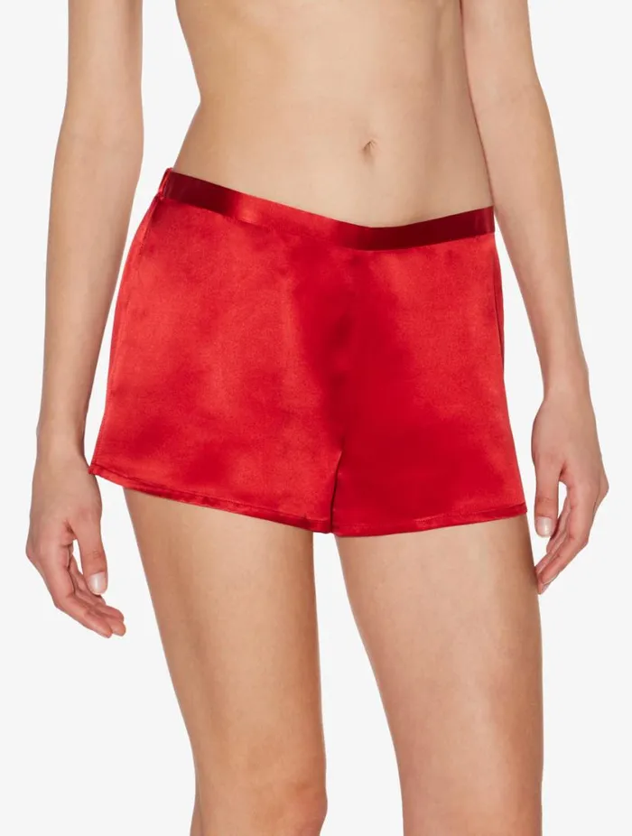 Garnet Silk Pajama Shorts Sleepwear La Perla Pajamas
