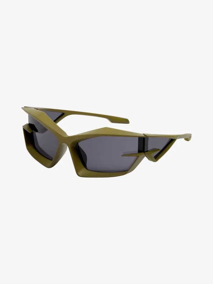 Giv Cut Unisex Sunglasses In Nylon Khaki WomenMen Givenchy Sunglasses