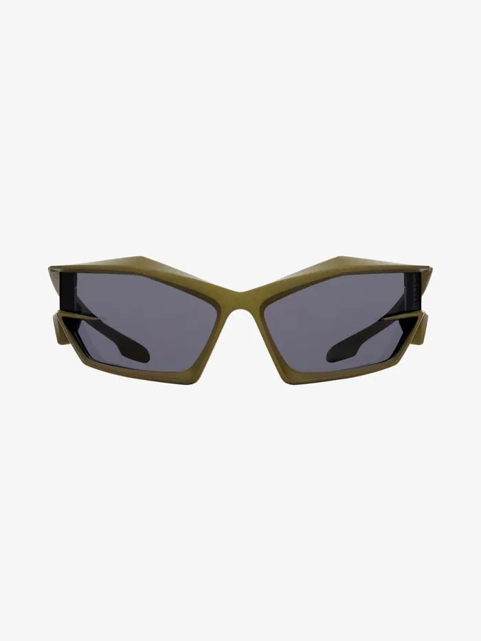 Giv Cut Unisex Sunglasses In Nylon Khaki WomenMen Givenchy Sunglasses