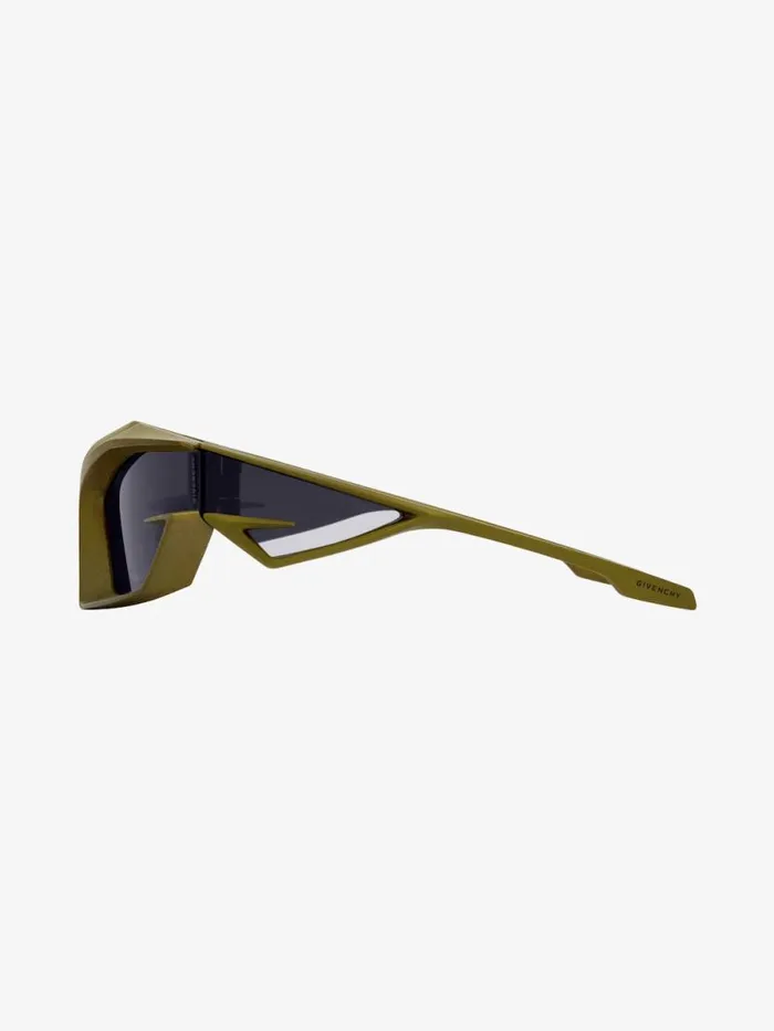 Giv Cut Unisex Sunglasses In Nylon Khaki WomenMen Givenchy Sunglasses