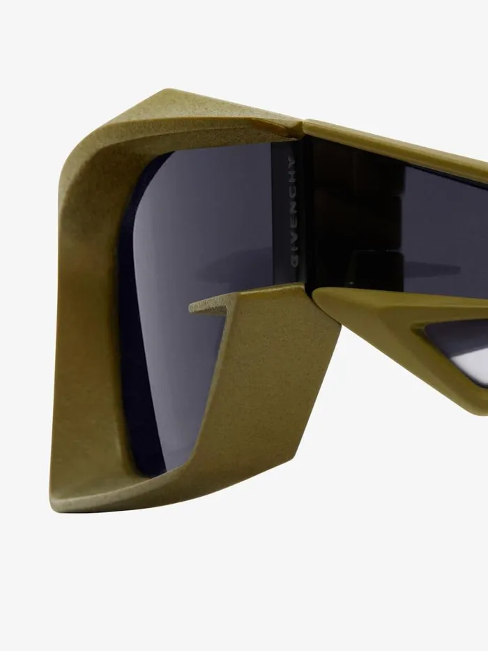 Giv Cut Unisex Sunglasses In Nylon Khaki WomenMen Givenchy Sunglasses