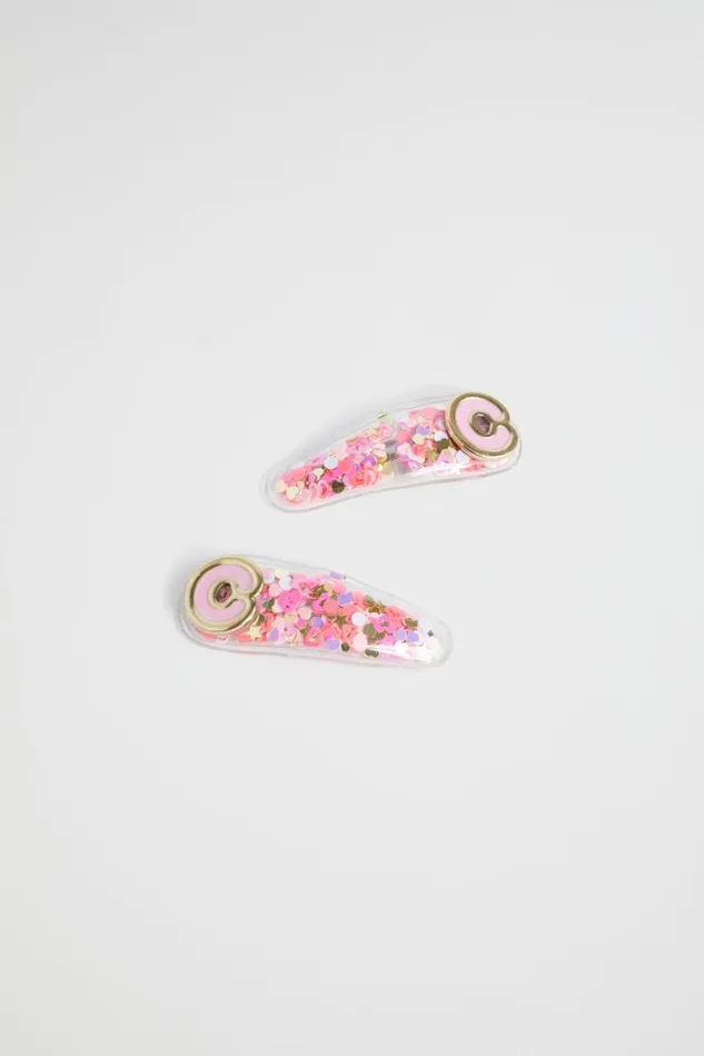 Hair Accessories Girl Seed Heritage Initial Confetti Snaps C
