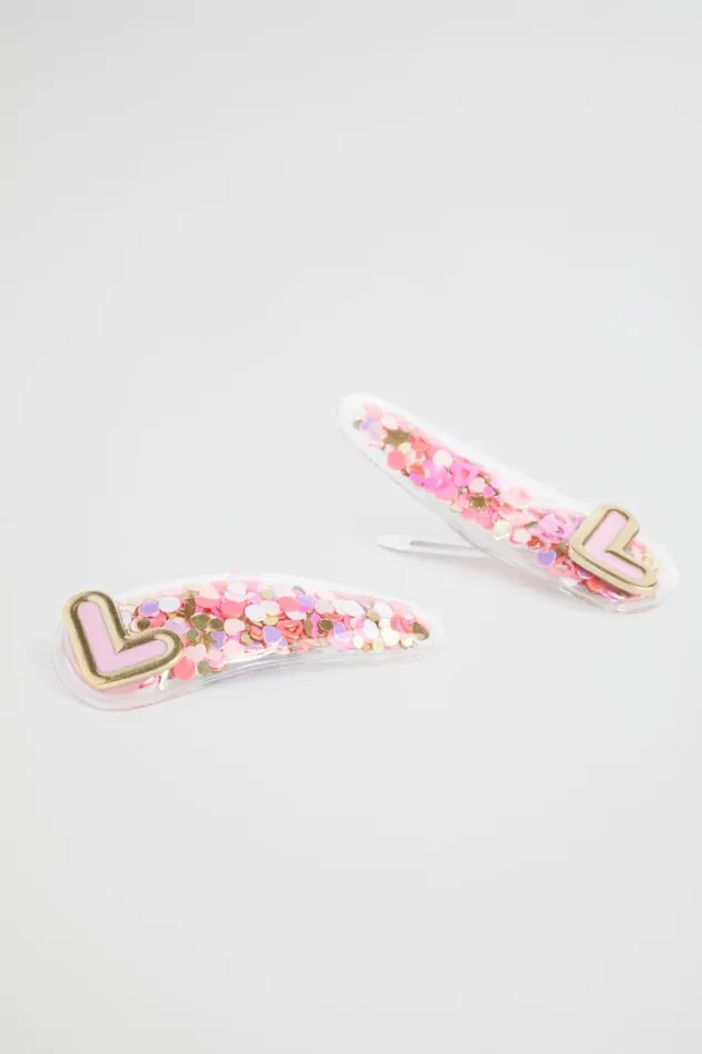 Hair Accessories Girl Seed Heritage Initial Confetti Snaps L