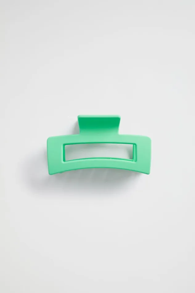 Hair Accessories Woman Seed Heritage Rectangle Hair Claw Key Lime