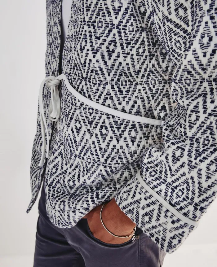 Harris Jacket Diamond Chevron Blue Multi Women AG Jeans Jackets Harris Jacket Diamond Chevron Blue Multi Women AG Jeans Jackets