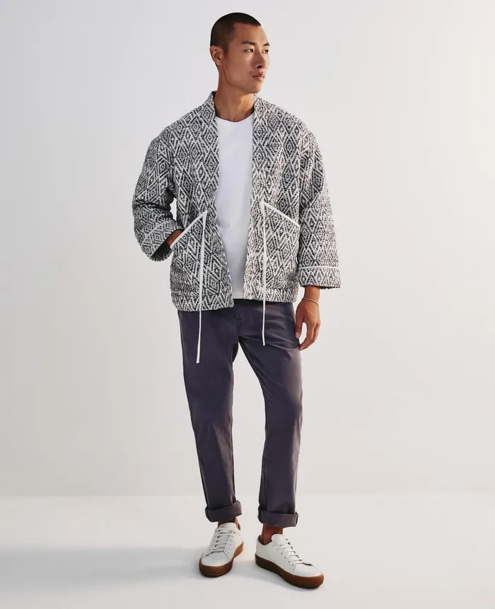Harris Jacket Diamond Chevron Blue Multi Women AG Jeans Jackets Harris Jacket Diamond Chevron Blue Multi Women AG Jeans Jackets
