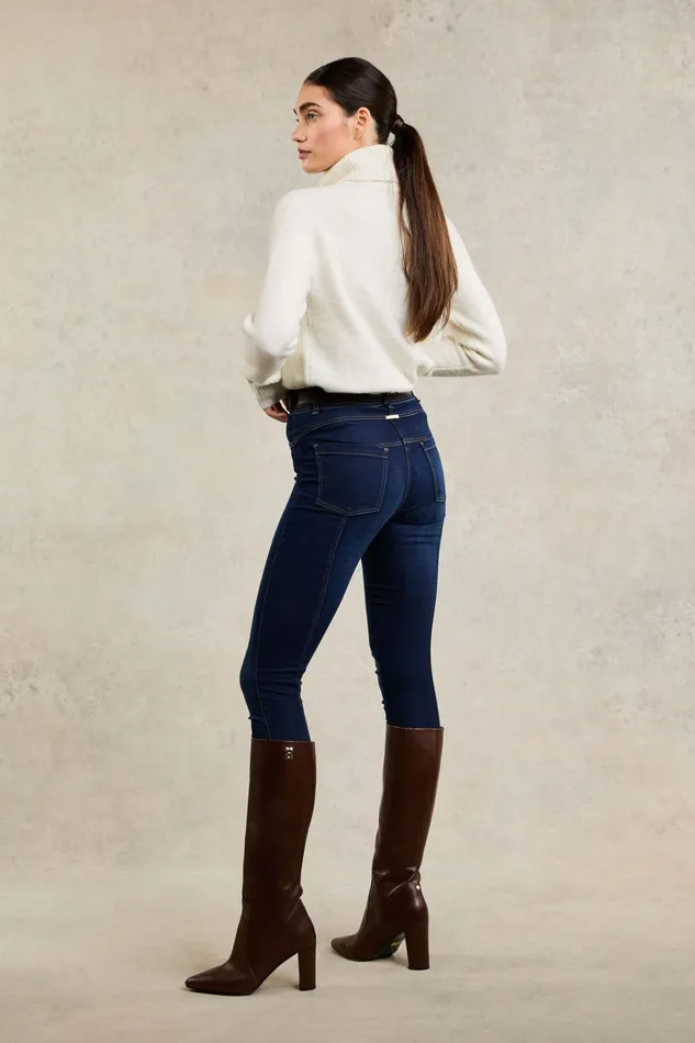 Holland Cooper 5 Pocket Jodhpur Jean Dark Indigo Women Jeans Holland Cooper 5 Pocket Jodhpur Jean Dark Indigo Women Jeans