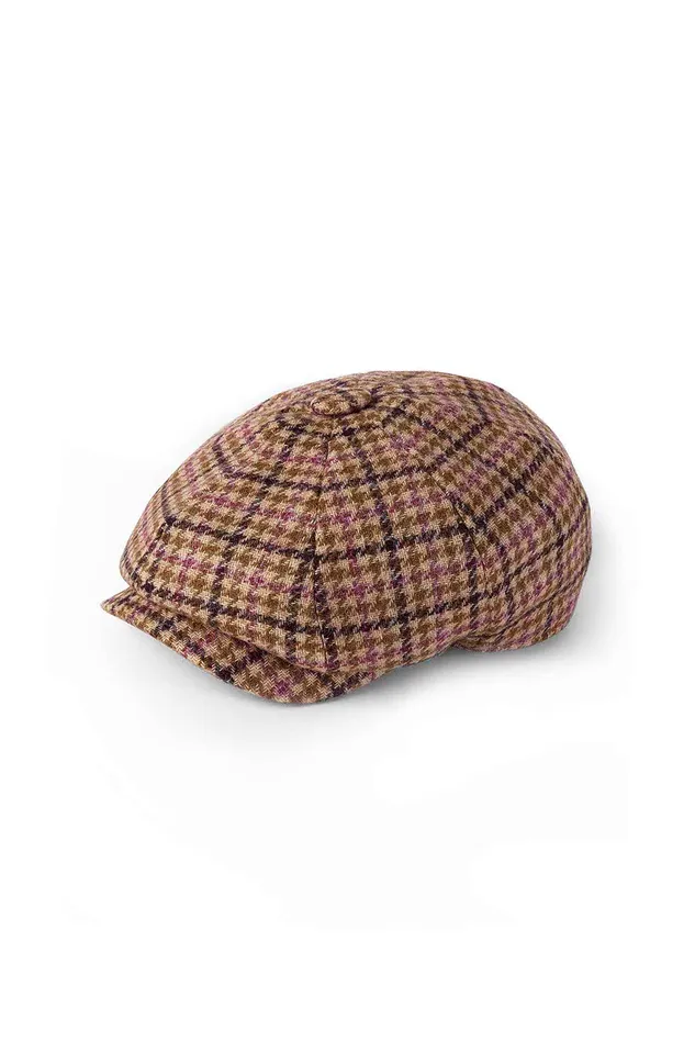 Holland Cooper Baker Boy Cap Sudeley Pink Women Tailoring