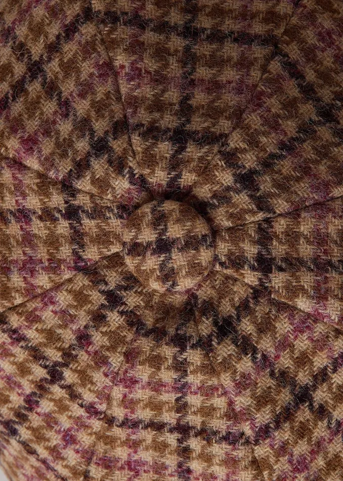 Holland Cooper Baker Boy Cap Sudeley Pink Women Tailoring