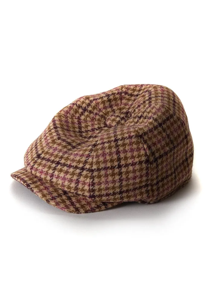 Holland Cooper Baker Boy Cap Sudeley Pink Women Tailoring