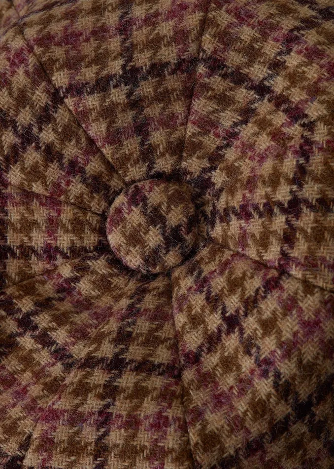 Holland Cooper Baker Boy Cap Sudeley Pink Women Tailoring