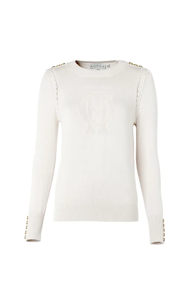 Holland Cooper Bibury Crew Neck Knit Women Knitwear Holland Cooper Bibury Crew Neck Knit Women Knitwear