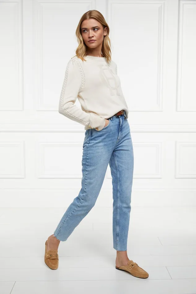 Holland Cooper Bibury Crew Neck Knit Women Knitwear Holland Cooper Bibury Crew Neck Knit Women Knitwear
