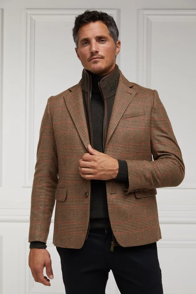 Holland Cooper Byron Roll Neck Knit Charcoal Men Knitwear