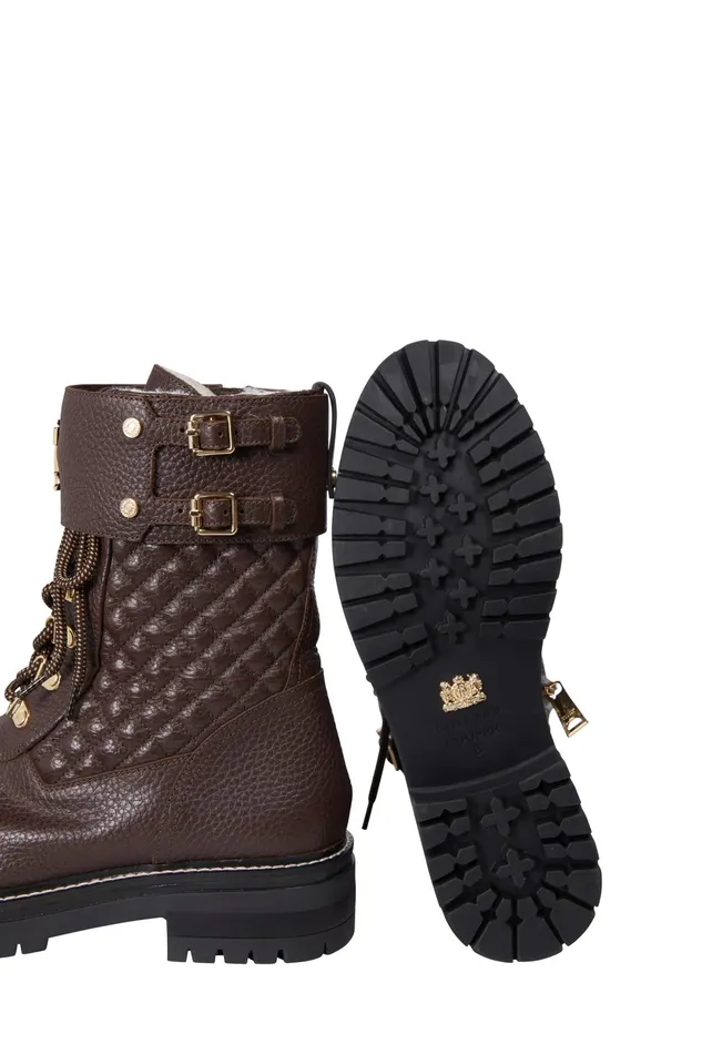 Holland Cooper Camden Biker Boot Chocolate Women Boots Holland Cooper Camden Biker Boot Chocolate Women Boots