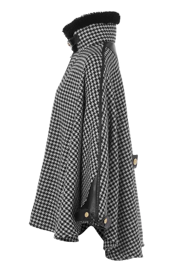 Holland Cooper Chiltern Cape Houndstooth Women Tailoring