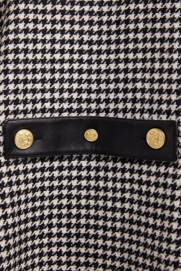 Holland Cooper Chiltern Cape Houndstooth Women Tailoring