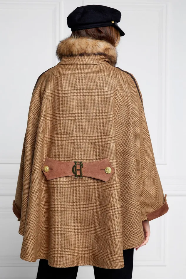 Holland Cooper Chiltern Cape Tawny Women Capes