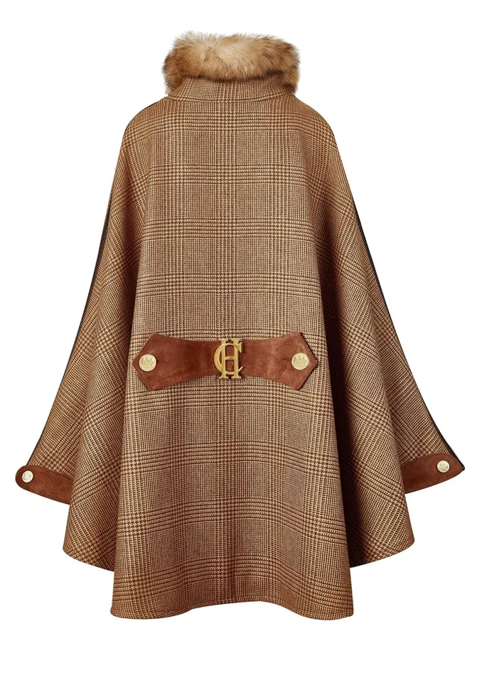 Holland Cooper Chiltern Cape Tawny Women Capes