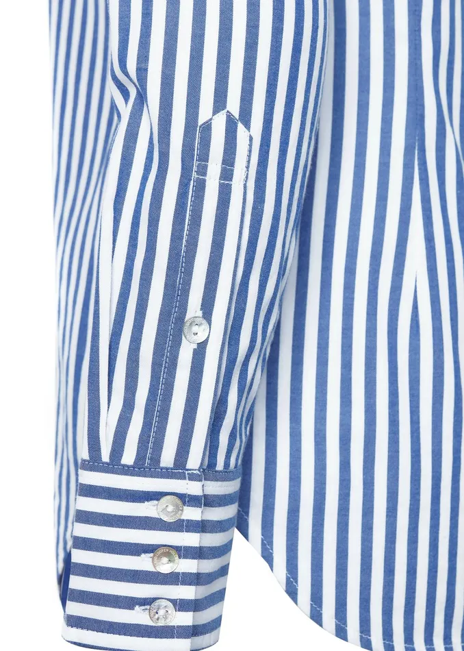 Holland Cooper Classic Button Down Shirt Navy Stripe Women Shirts and Blouses Holland Cooper Classic Button Down Shirt Navy Stripe Women Shirts and Blouses