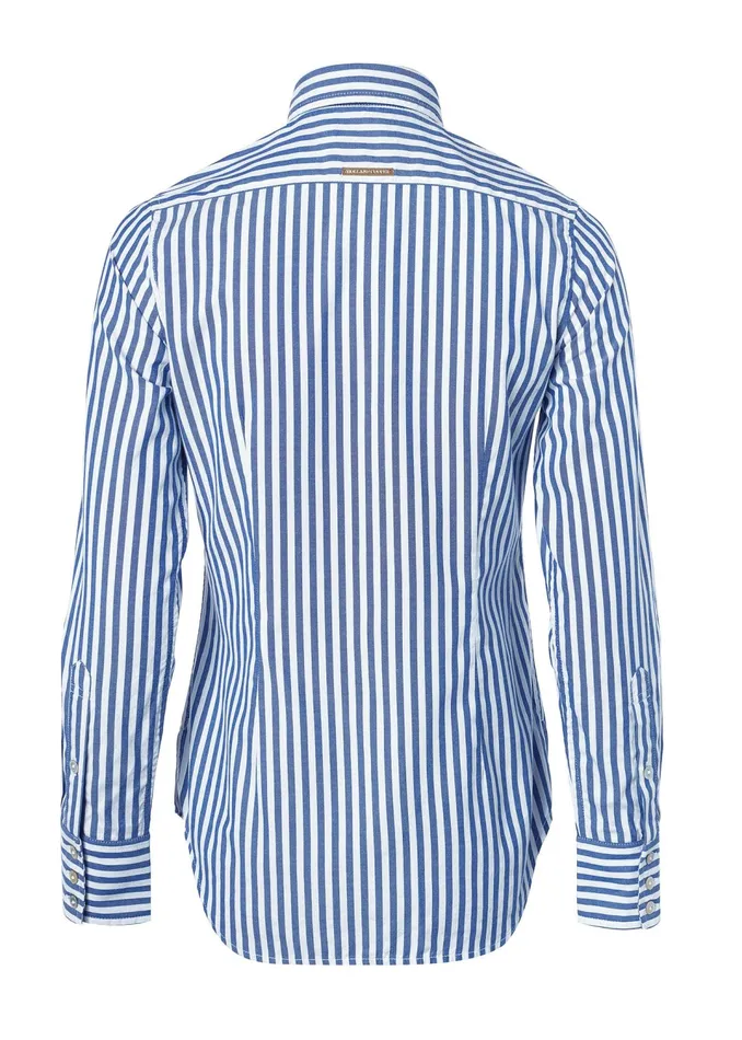 Holland Cooper Classic Button Down Shirt Navy Stripe Women Shirts and Blouses Holland Cooper Classic Button Down Shirt Navy Stripe Women Shirts and Blouses