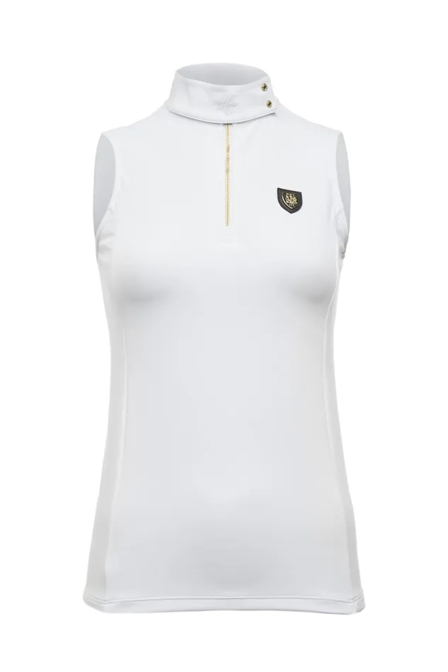 Holland Cooper Elite Sleeveless Base Layer White Women Base Layers Holland Cooper Elite Sleeveless Base Layer White Women Base Layers