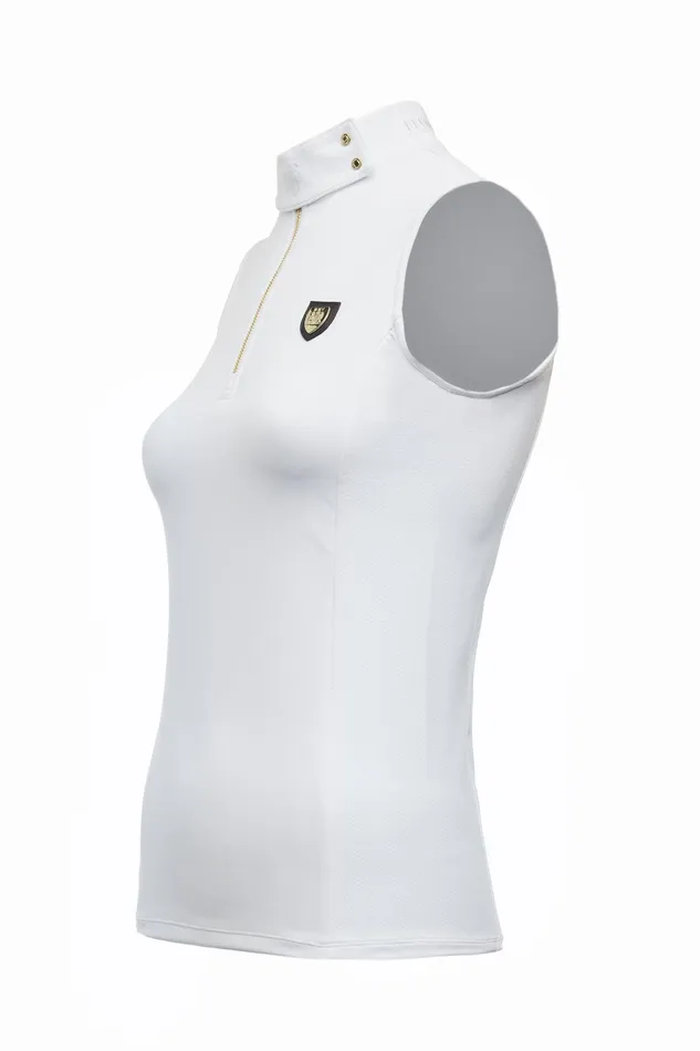 Holland Cooper Elite Sleeveless Base Layer White Women Base Layers Holland Cooper Elite Sleeveless Base Layer White Women Base Layers