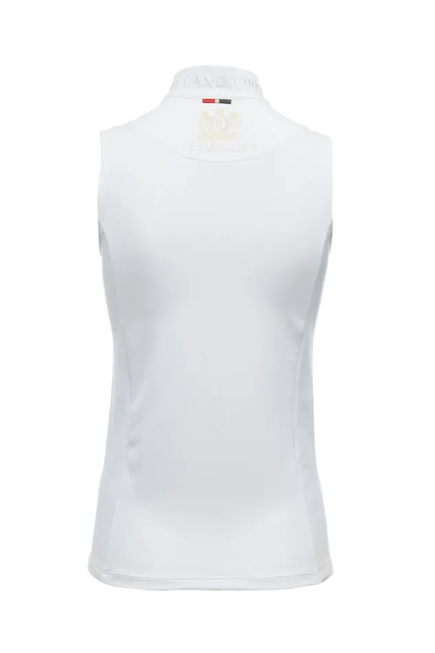Holland Cooper Elite Sleeveless Base Layer White Women Base Layers Holland Cooper Elite Sleeveless Base Layer White Women Base Layers
