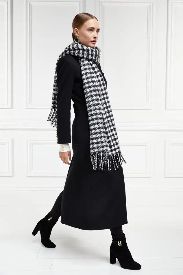 Holland Cooper Full Length Regency Coat Soft Black Women Tailoring
