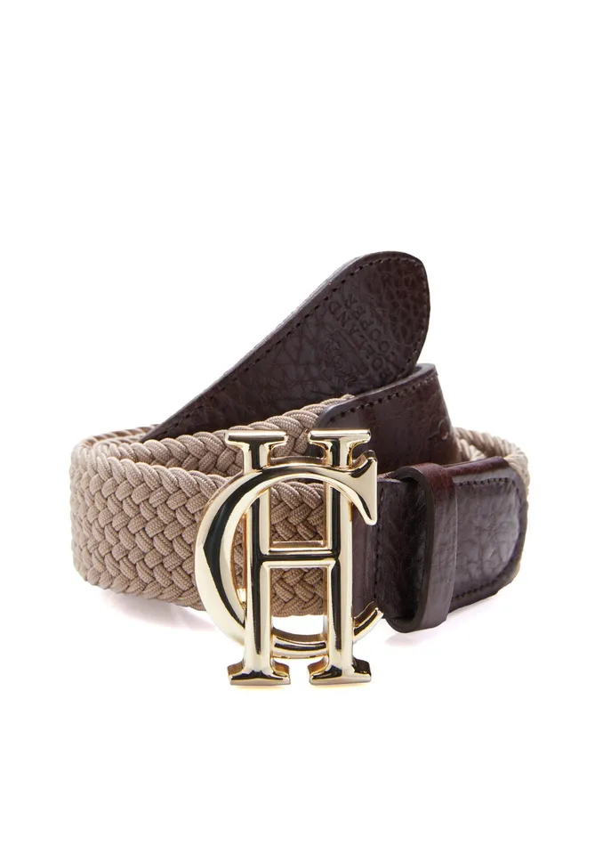 Holland Cooper HC Heritage Belt Taupe Women Belts Holland Cooper HC Heritage Belt Taupe Women Belts